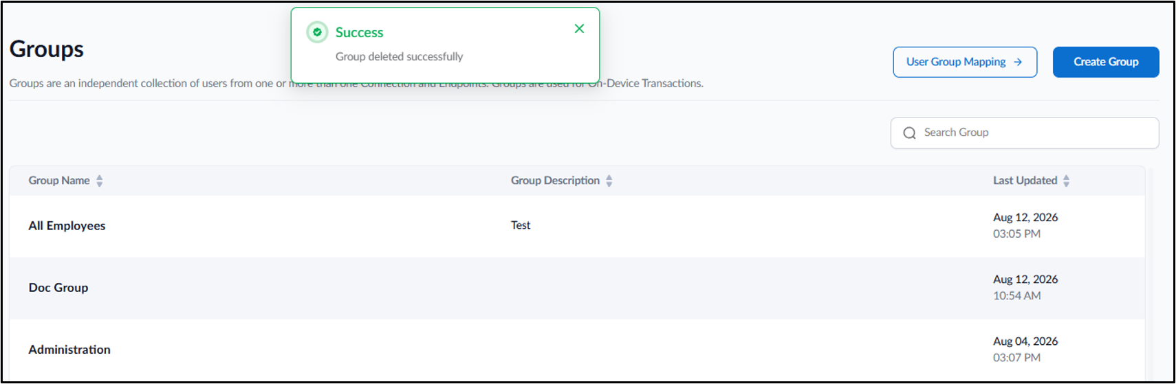 How to Delete a Group - screenshot 5