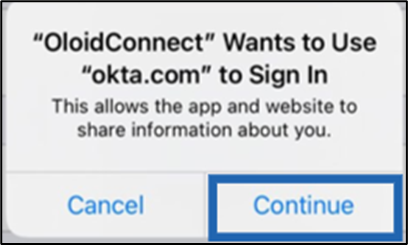 First Time Login Using Okta SSO - screenshot 7
