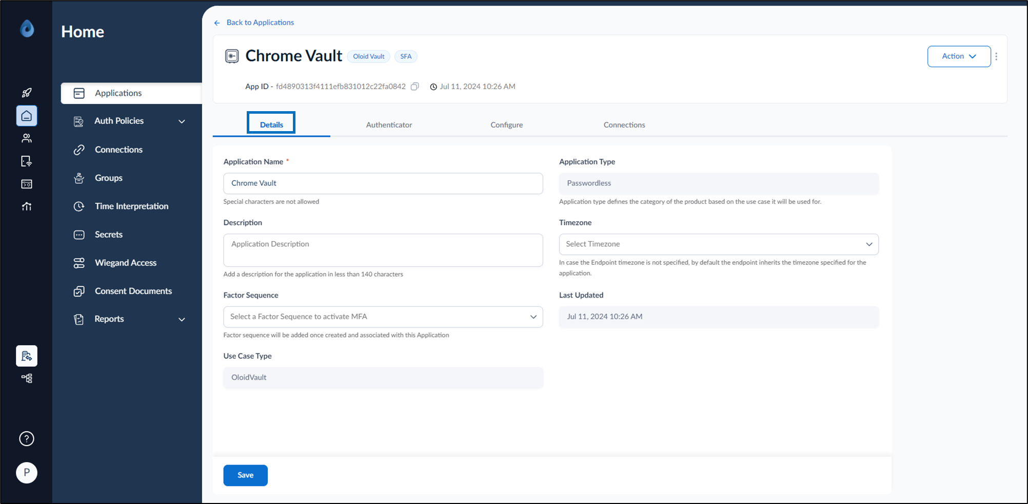 How to create and configure Oloid Vault... - screenshot 4