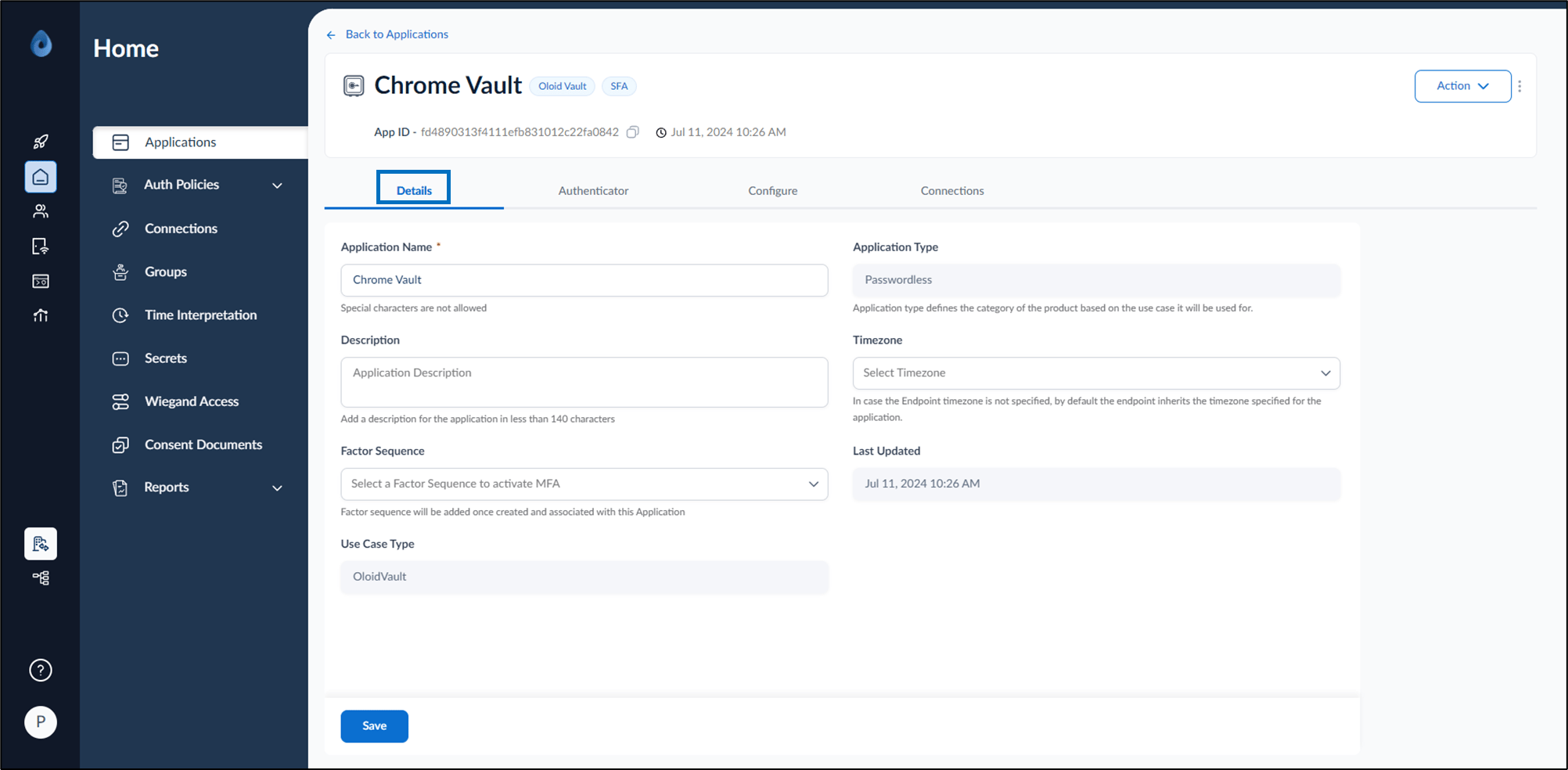 How to create and configure Oloid Vault... - screenshot 4
