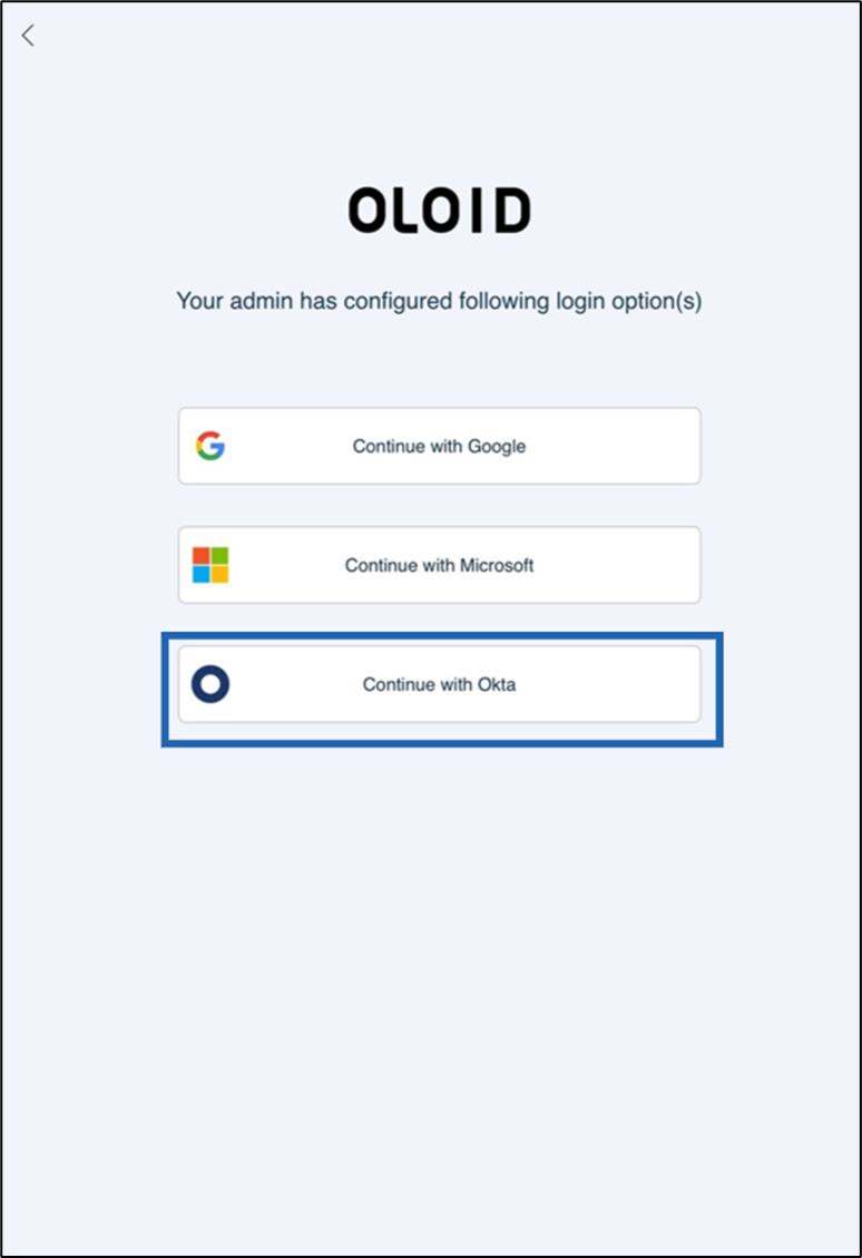 Login using Okta SSO - screenshot 2