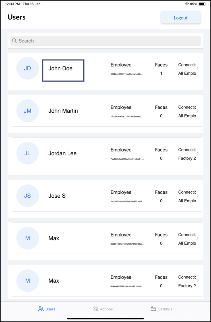 How to add Shared Credential to an User... - screenshot 1