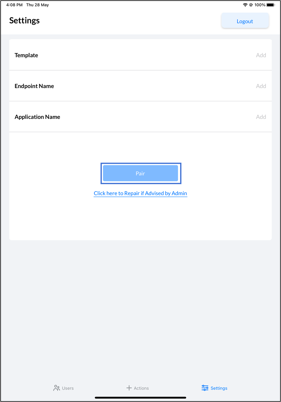 How to Pair an Endpoint - screenshot 3