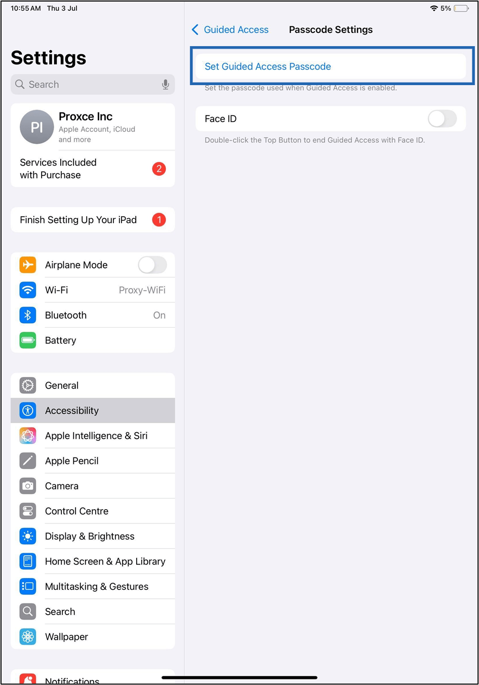 Set up iPad in Guided Access Mode - screenshot 4
