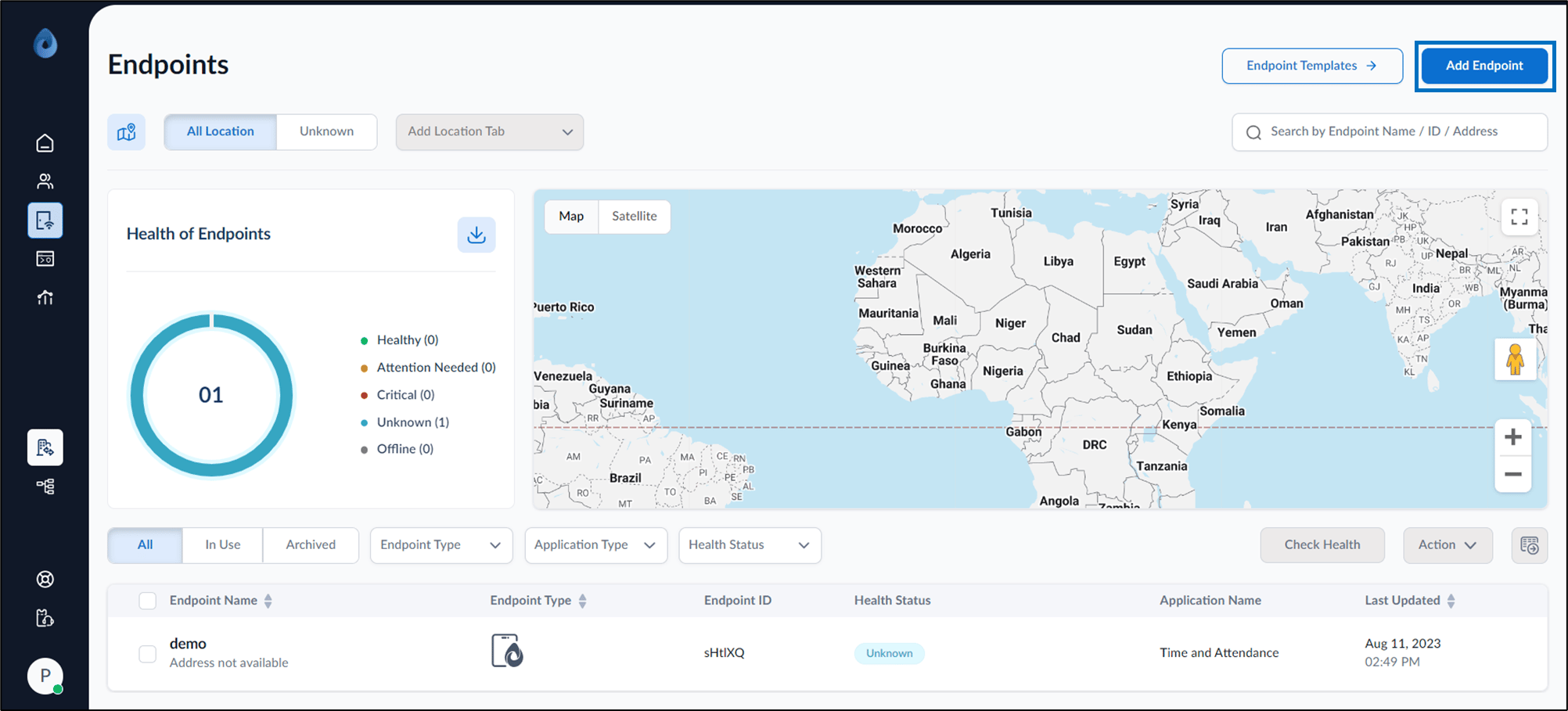 How to create a CloudKey endpoint - screenshot 2