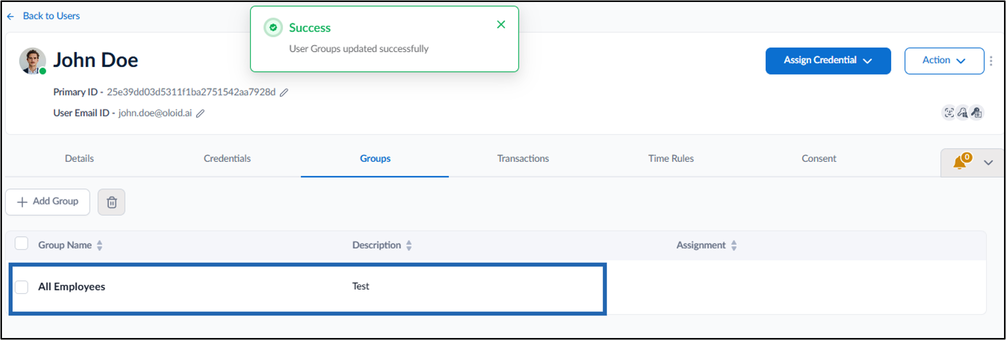How to Map User to a Group - screenshot 6