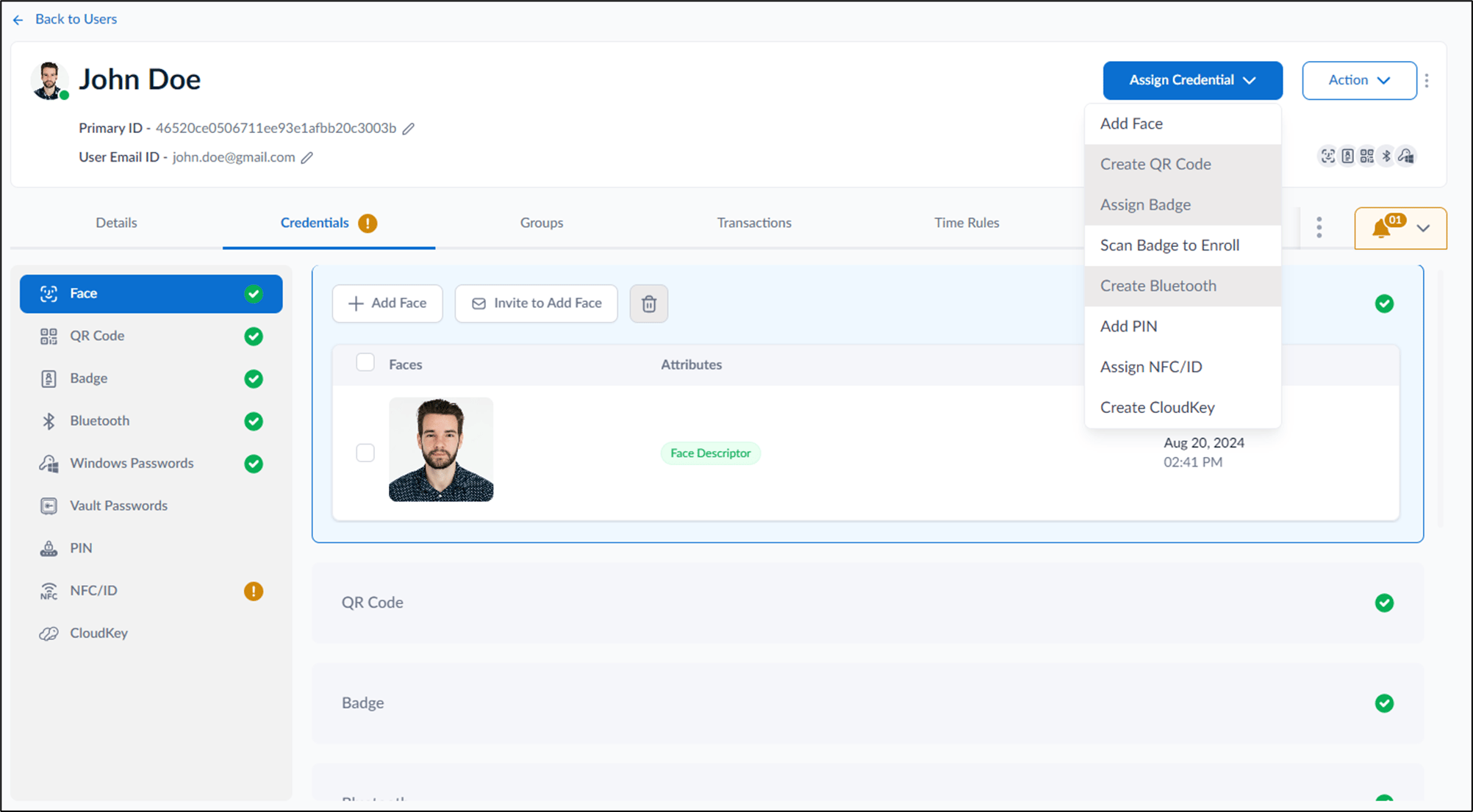 How to add CloudKey as credential to... - screenshot 4