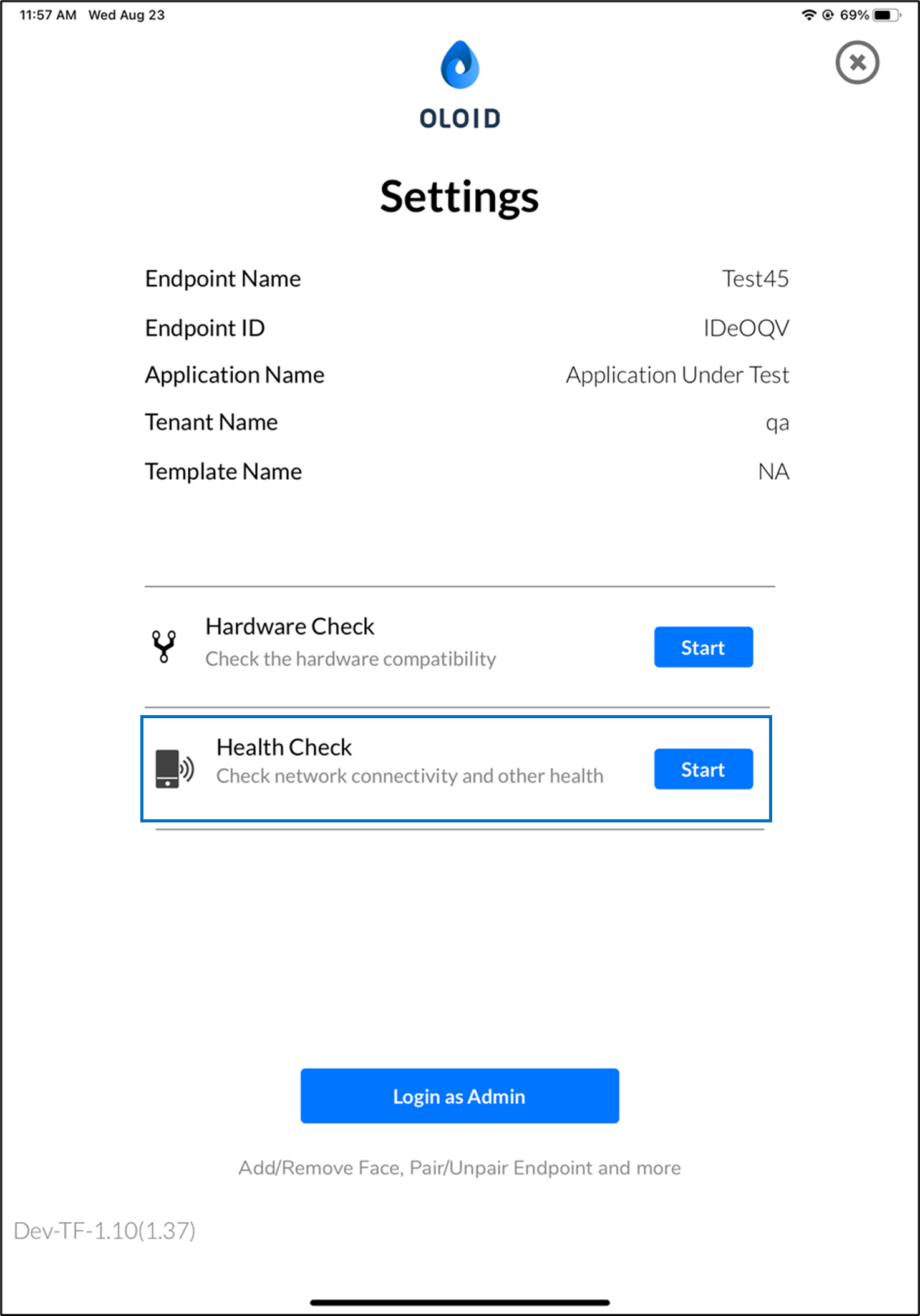 Oloid Connect/Verify: How to test... - screenshot 1