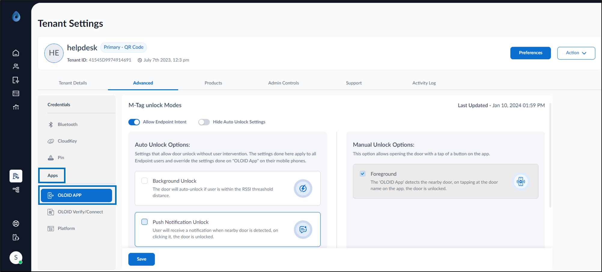 How to configure Oloid app? - screenshot 5