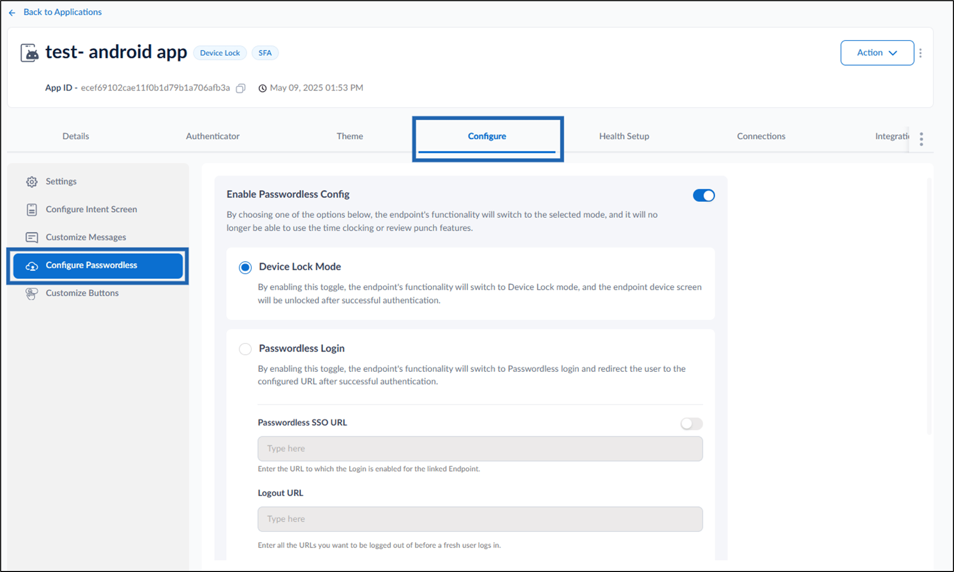 How to enable DeviceLock Workday Punch... - screenshot 2