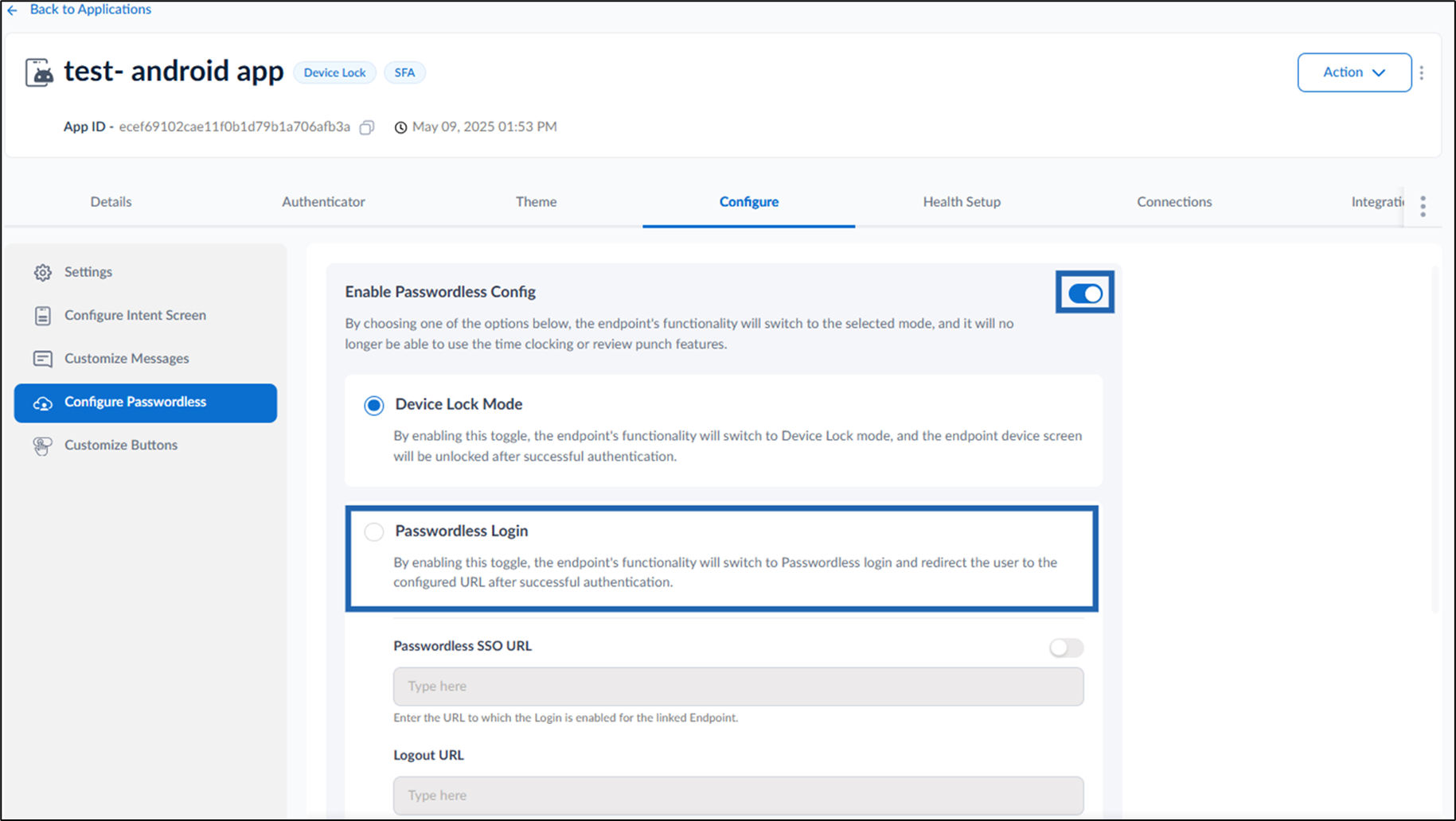 How to enable DeviceLock Workday Punch... - screenshot 3