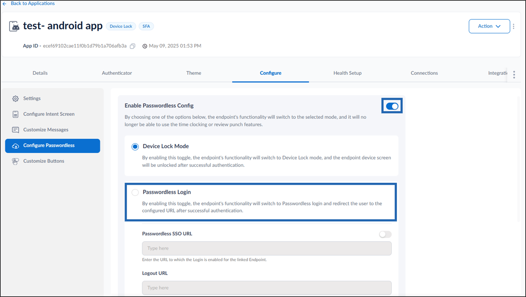 How to enable DeviceLock Workday Punch... - screenshot 3
