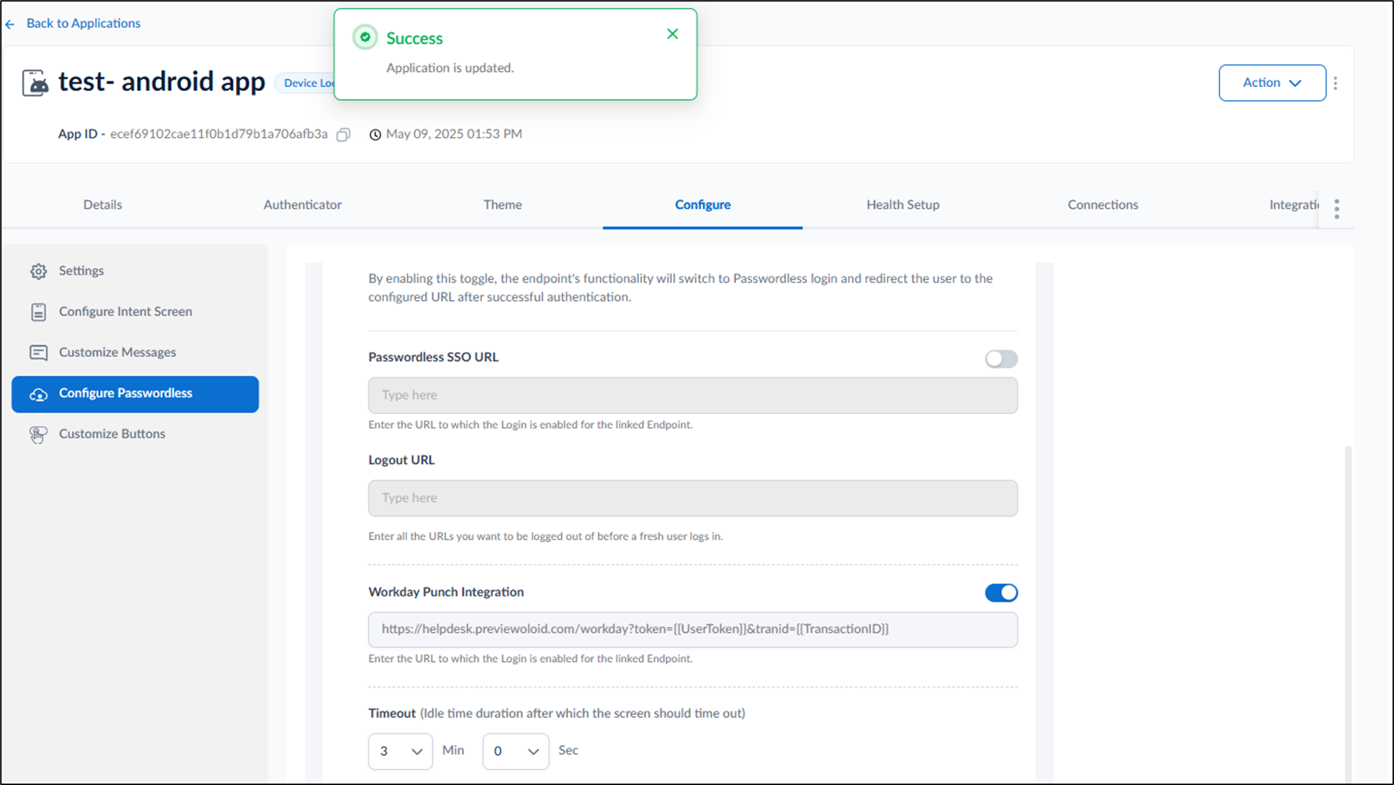 How to enable DeviceLock Workday Punch... - screenshot 5