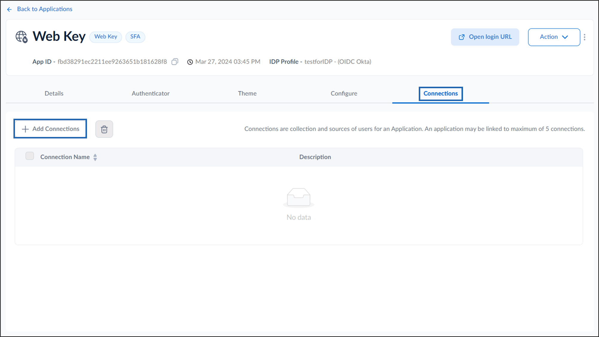 How to edit Connections tab in WebKey... - screenshot 3