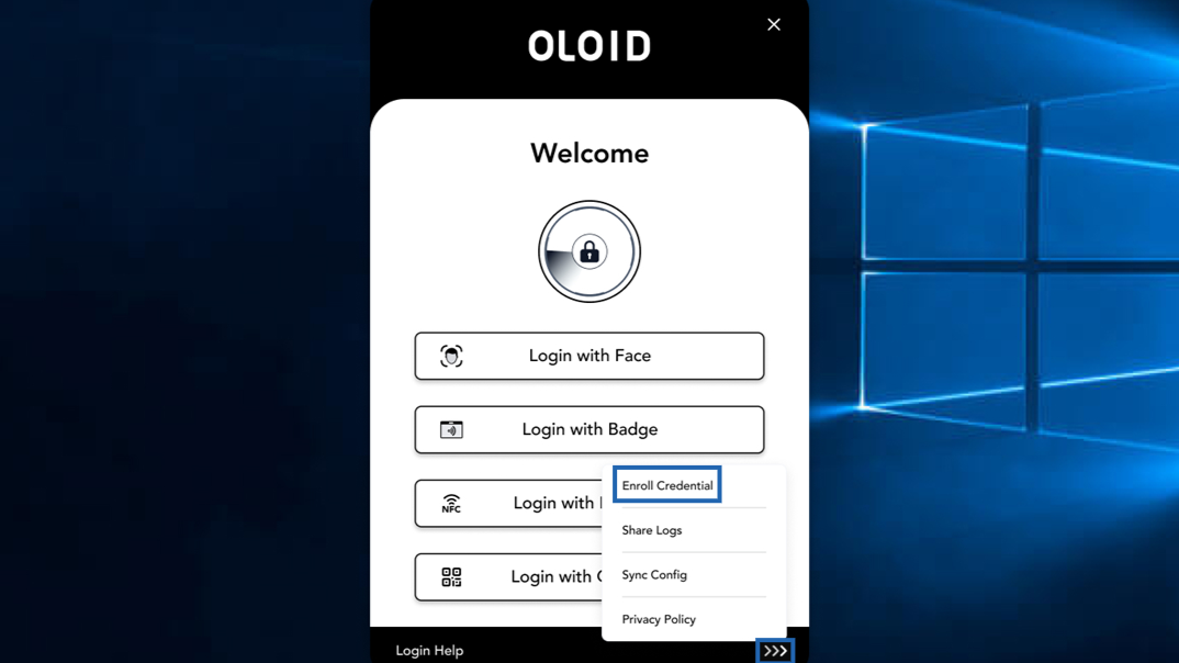 How to Enroll Credentials - screenshot 2