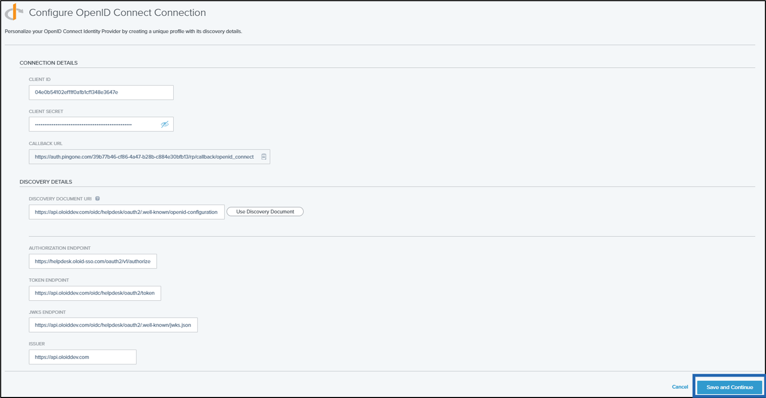 Integrating Oloid tenant to your... - screenshot 13