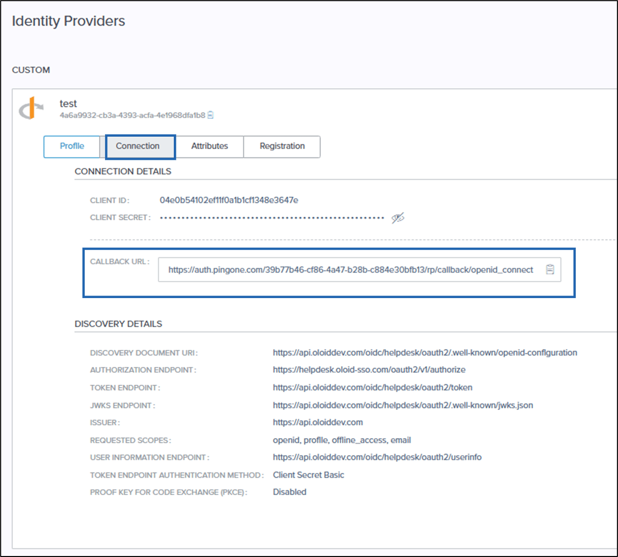 Integrating Oloid tenant to your... - screenshot 20