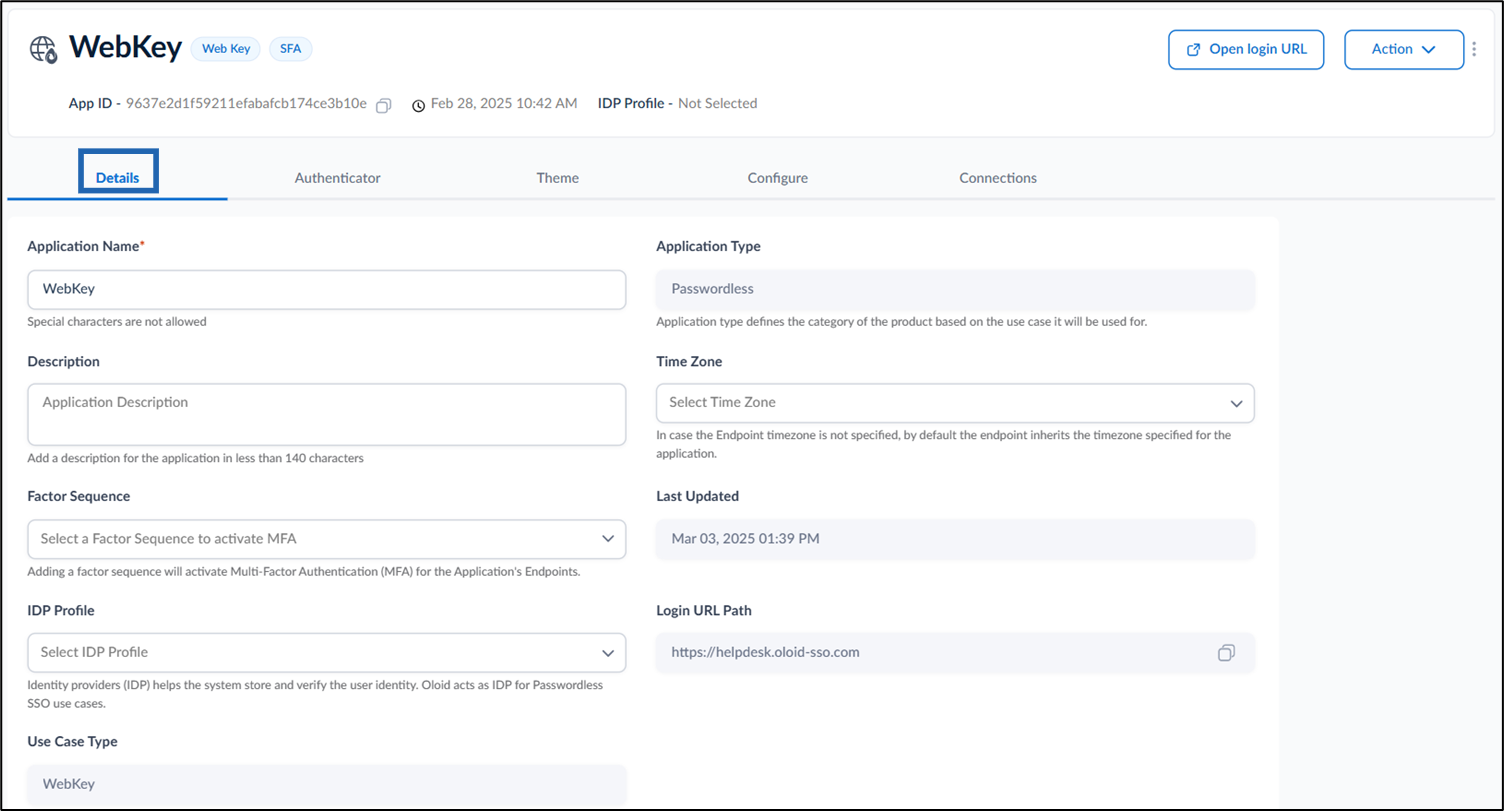 How to edit Details tab in WebKey... - screenshot 2