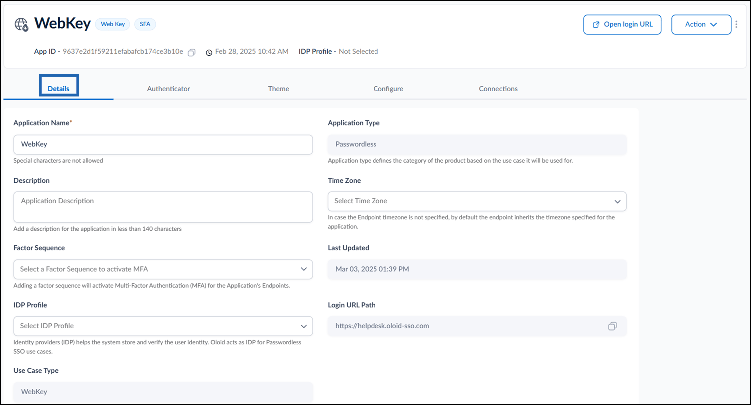How to edit Details tab in WebKey... - screenshot 2