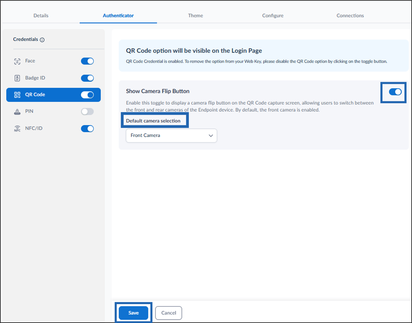 How to edit Authenticator tab in WebKey... - screenshot 8