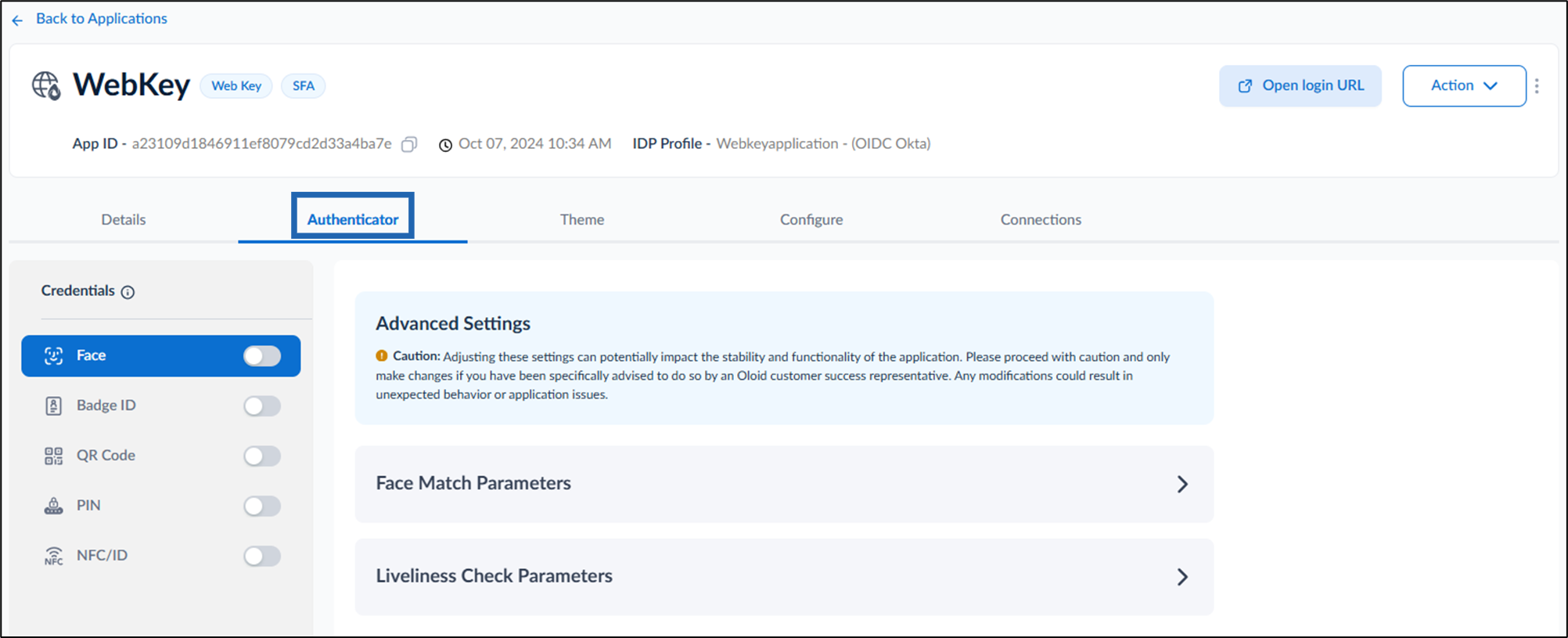 How to edit Authenticator tab in WebKey... - screenshot 3