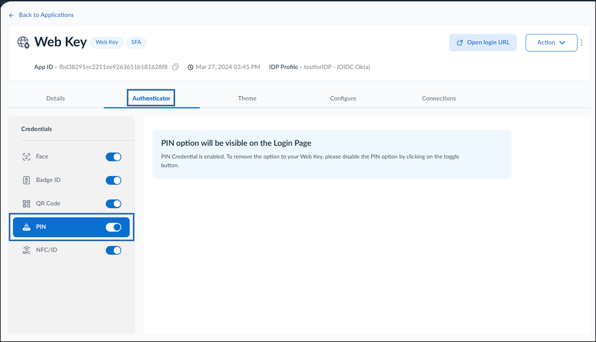 How to edit Authenticator tab in WebKey... - screenshot 9