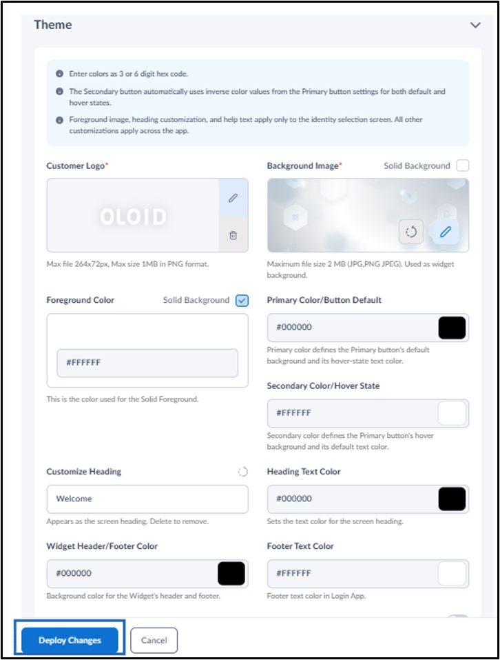 How to Configure Theme Tab for... - screenshot 8