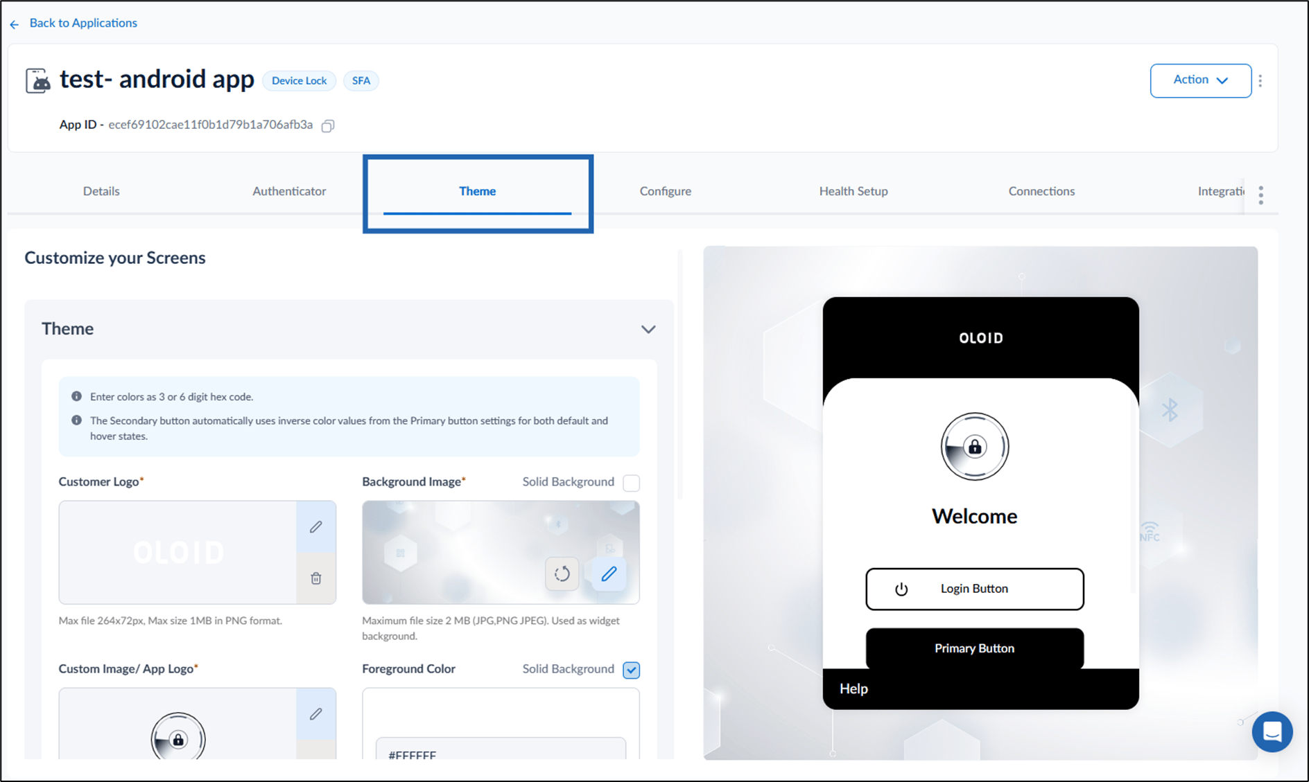 How to Configure Theme Tab for... - screenshot 3
