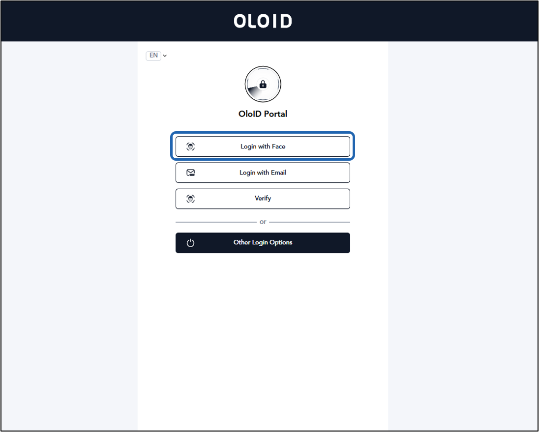 How to login with face - screenshot 1