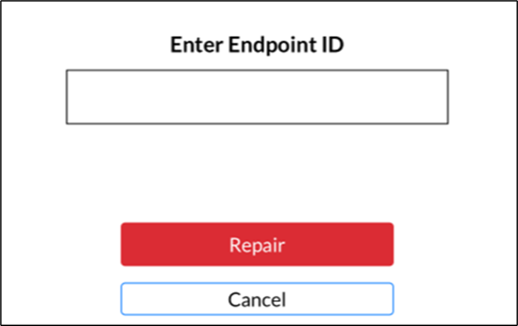 How to Re-pair Endpoint - screenshot 3