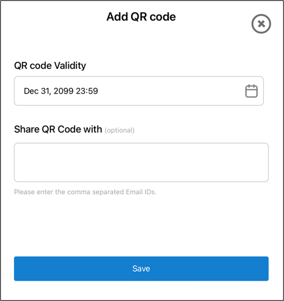 Oloid Verify: Add QR Code - screenshot 4
