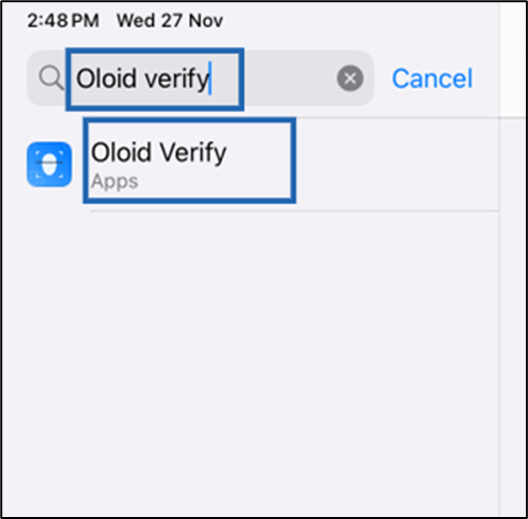 Oloid Verify- How to update location... - screenshot 1