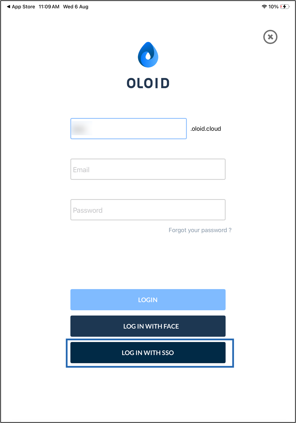 Login using Microsoft SSO - screenshot 2