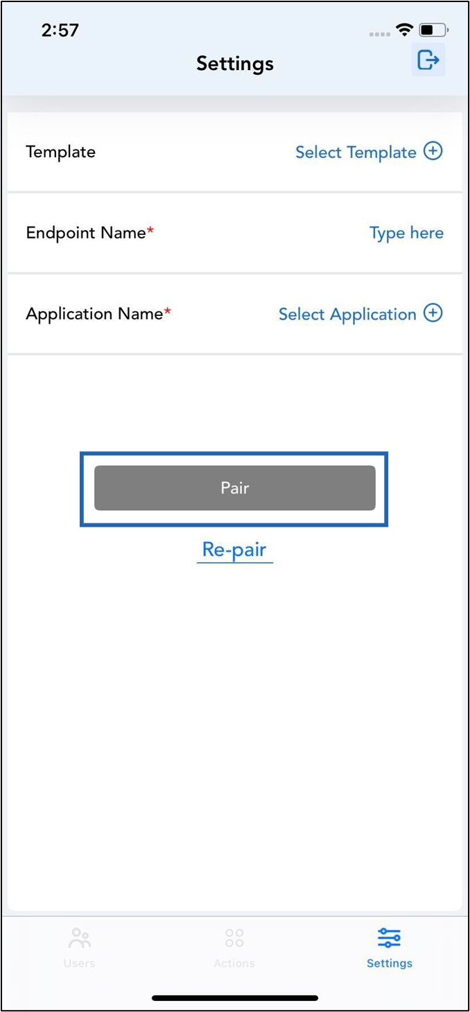 How to pair Oloid Connect endpoint on... - screenshot 2