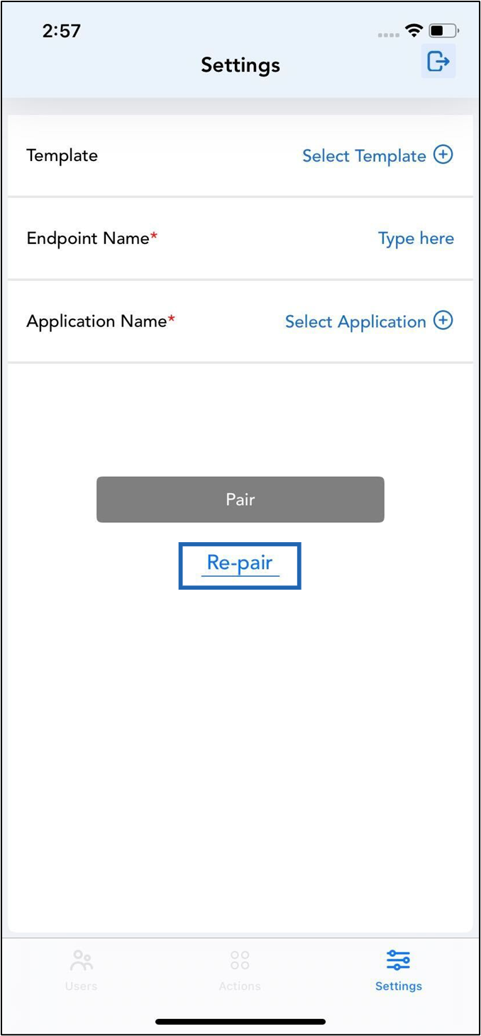 How to Re-pair an Endpoint in Oloid... - screenshot 2