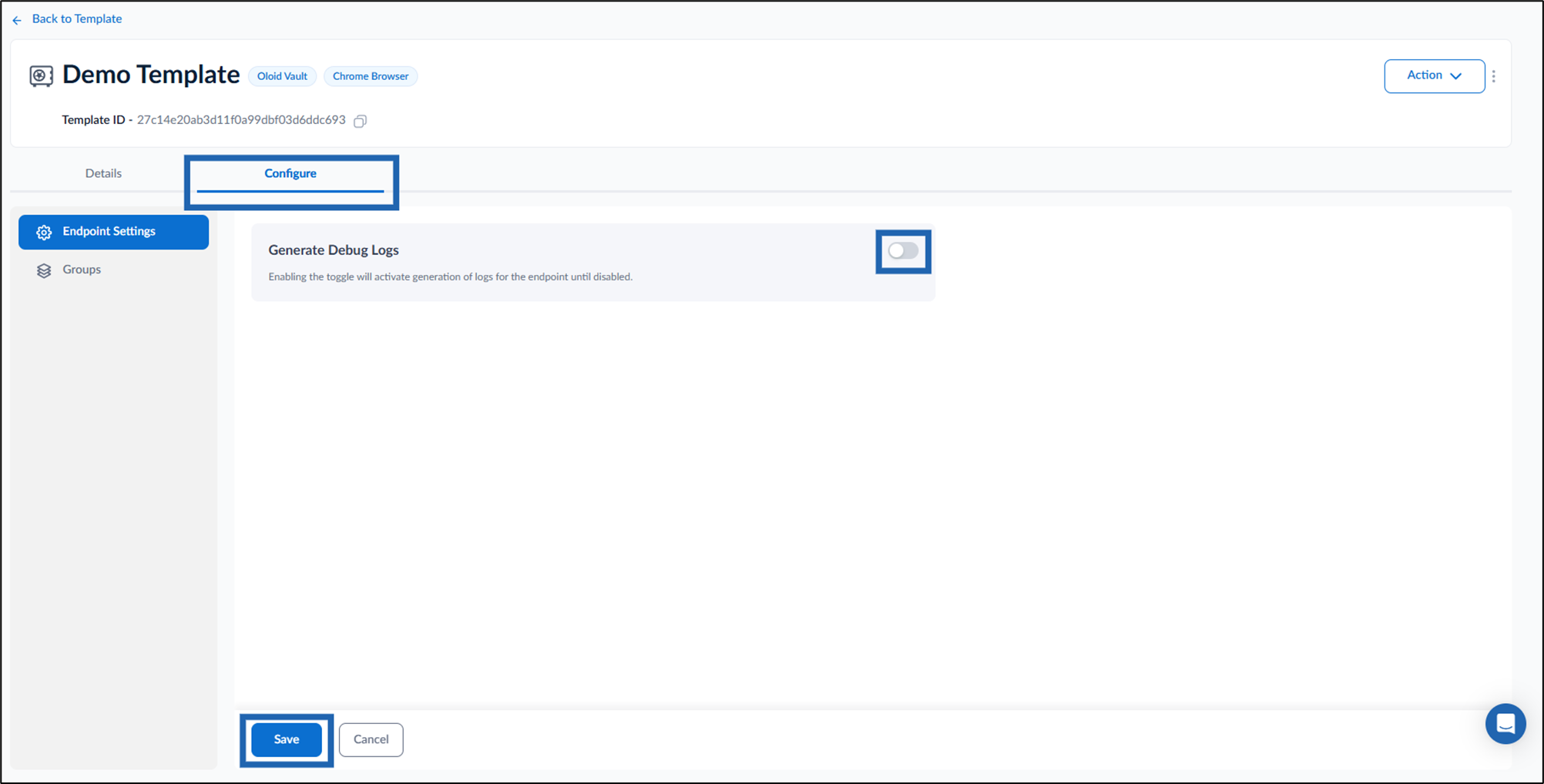 How Configure Endpoint Templates in the... - screenshot 5