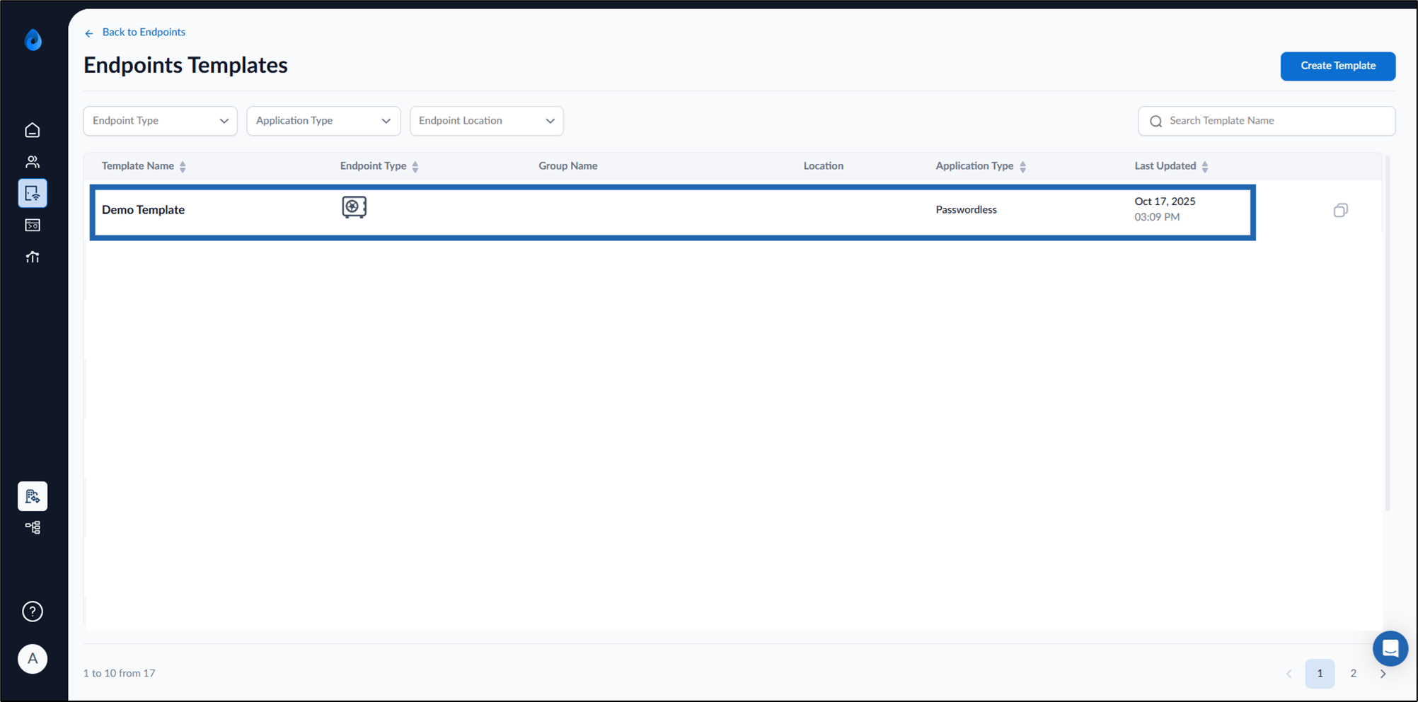 How Configure Endpoint Templates in the... - screenshot 3