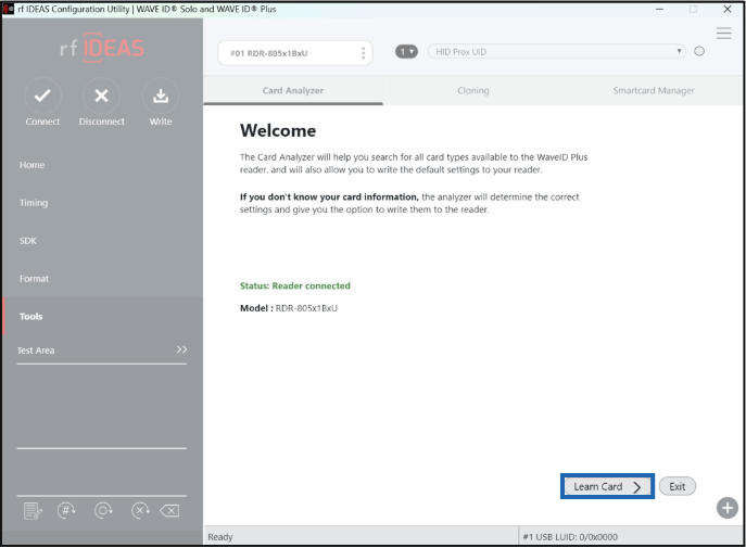 How to configure Card Reader Using RF... - screenshot 6