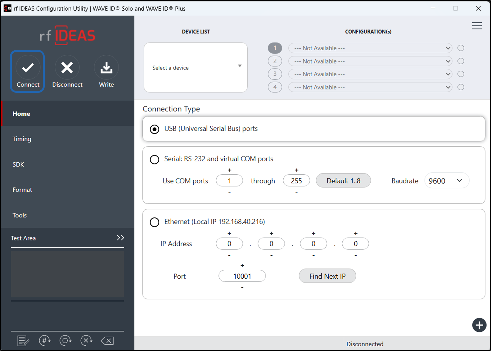 How to configure Card Reader Using RF... - screenshot 2
