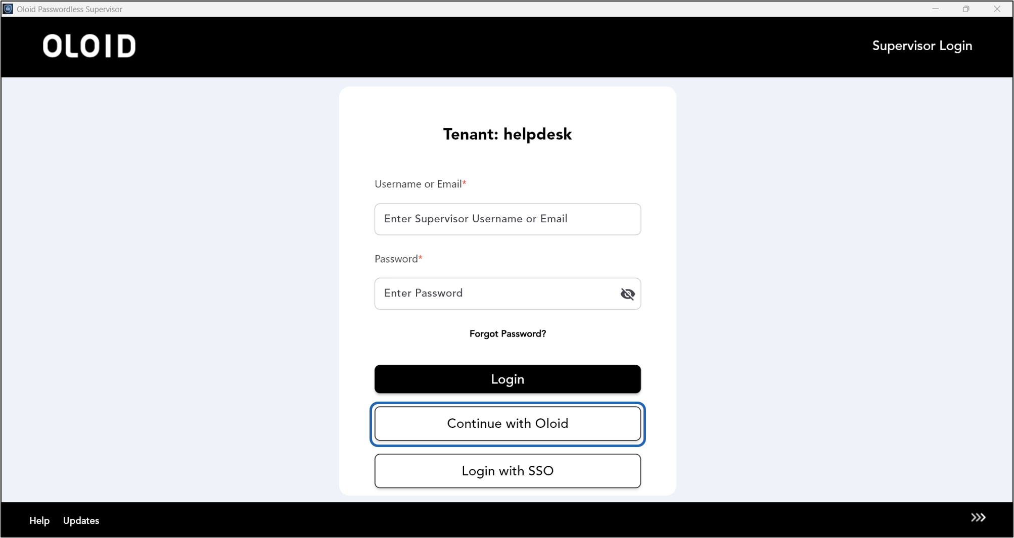 How to Login to Supervisor App using NFC - screenshot 2
