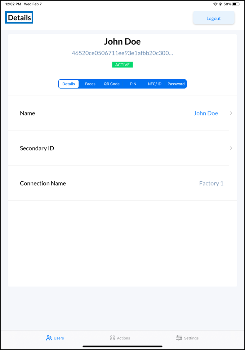 Oloid Verify: Add Password - screenshot 4
