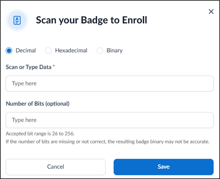 How to enroll users using badge scan in... - screenshot 2