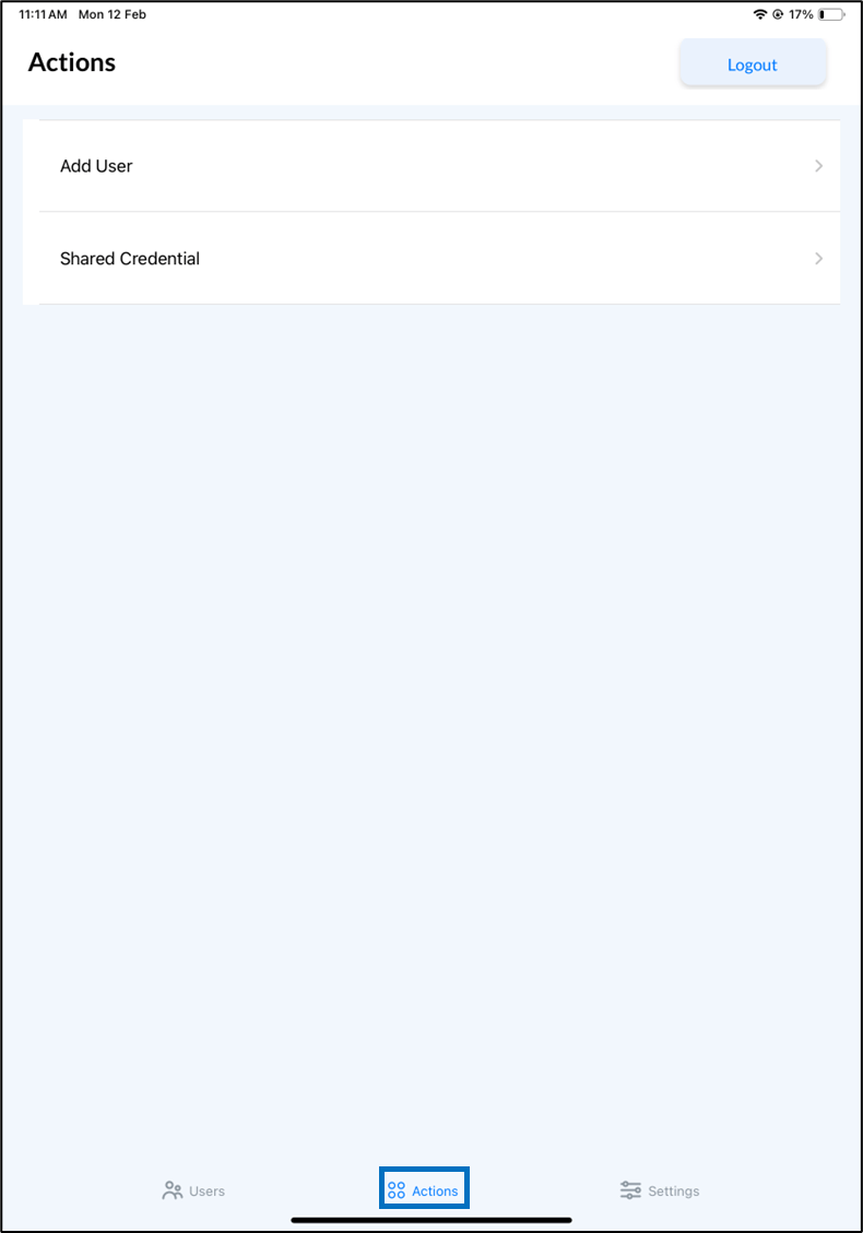 Oloid Verify: Shared Credential - screenshot 1