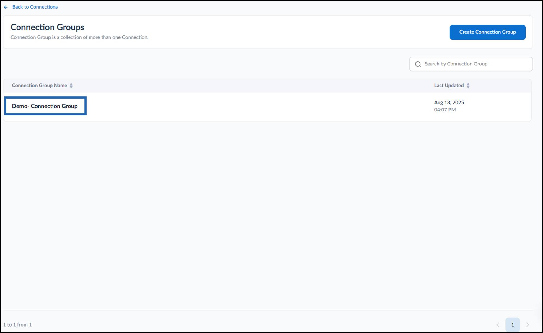 How to Configure Connection Groups - screenshot 3