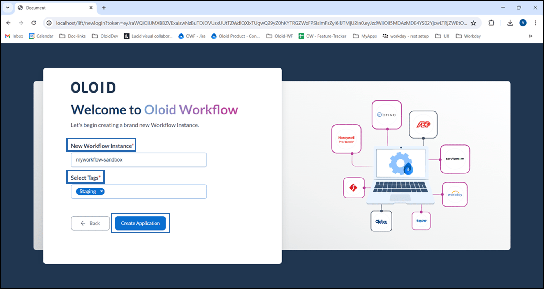 How to pair Oloid Workflow instance... - screenshot 3