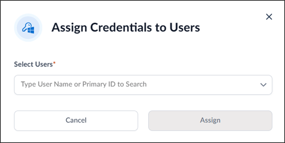 How to assign shared credential to... - screenshot 4
