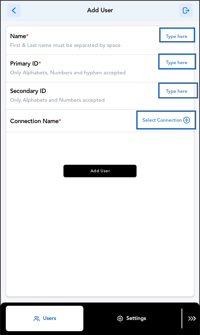 How to Add User in Oloid DeviceLock App - screenshot 3