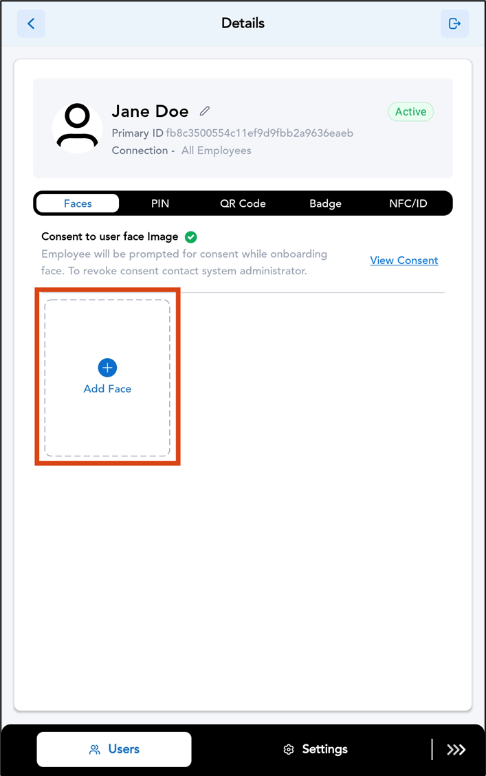 How to Add Face for Users in the... - screenshot 5