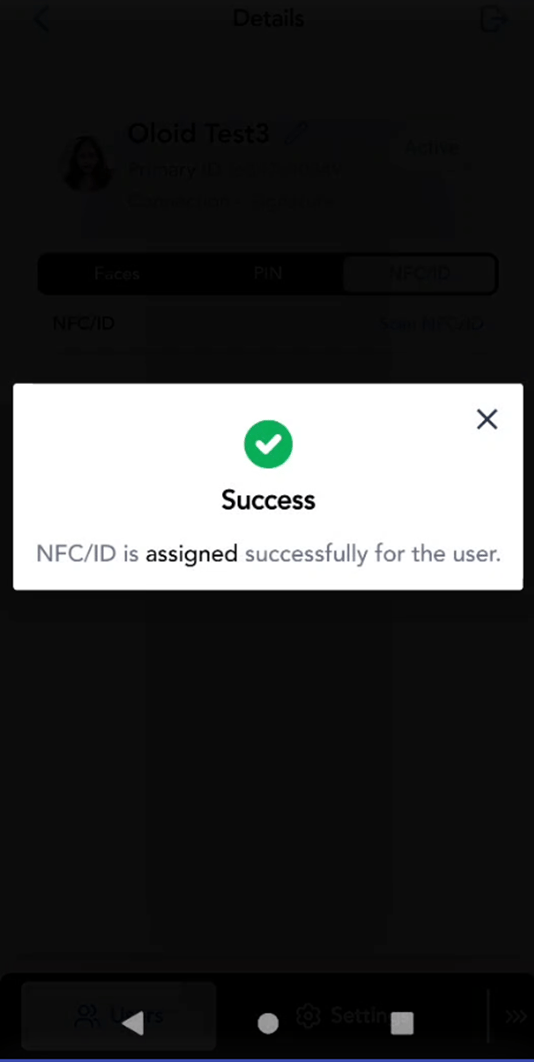 How to Assign NFC/ID for Users in the... - screenshot 4