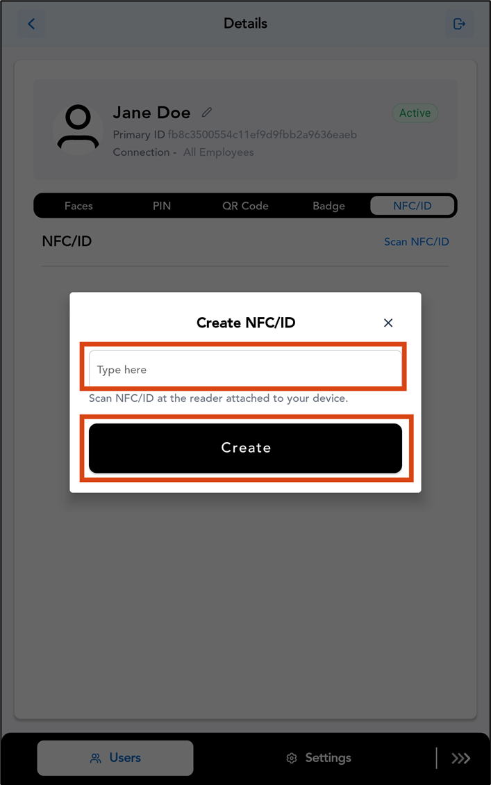 How to Assign NFC/ID for Users in the... - screenshot 3